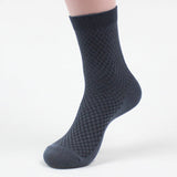 Men’s Bamboo Fiber Business Socks | Breathable, Odor-Resistant, Soft Dress Socks for Daily Comfort