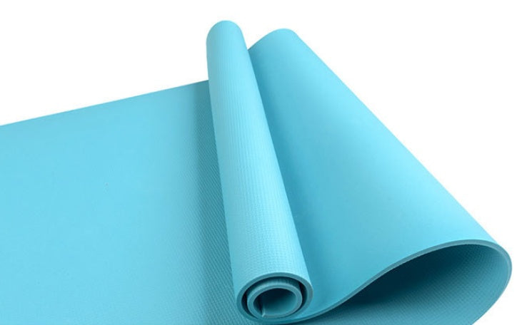 Super Soft EVA Yoga Mat | Non-Slip Fitness Exercise Mat 4mm/6mm | Lightweight, Durable, High-Elastic Cushioning for Home Workouts