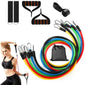 11Pcs Resistance Bands Set | Adjustable Workout Tubes for Home Gym, Full Body Training, Strength & Rehabilitation Fitness Kit