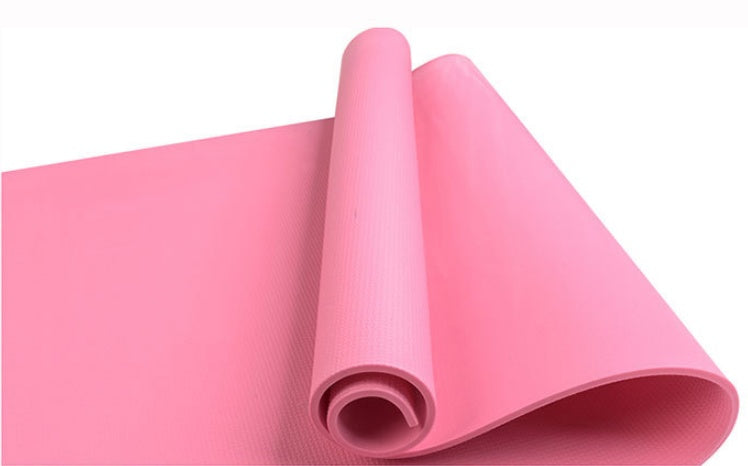 Super Soft EVA Yoga Mat | Non-Slip Fitness Exercise Mat 4mm/6mm | Lightweight, Durable, High-Elastic Cushioning for Home Workouts