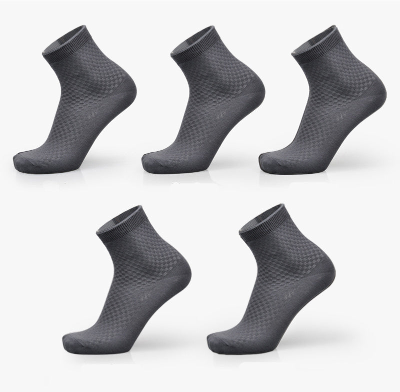 Men’s Bamboo Fiber Business Socks | Breathable, Odor-Resistant, Soft Dress Socks for Daily Comfort