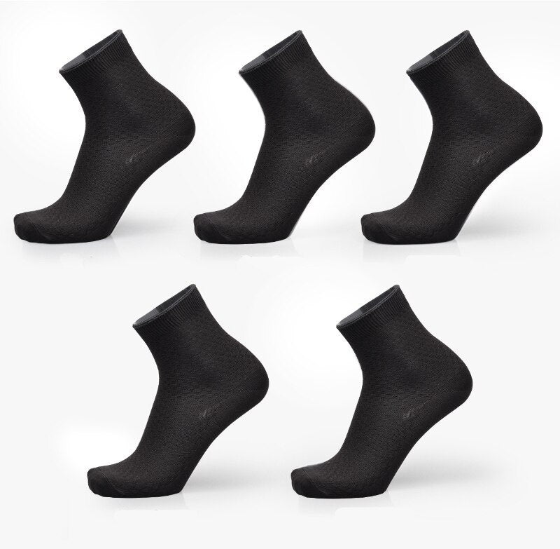 Men’s Bamboo Fiber Business Socks | Breathable, Odor-Resistant, Soft Dress Socks for Daily Comfort