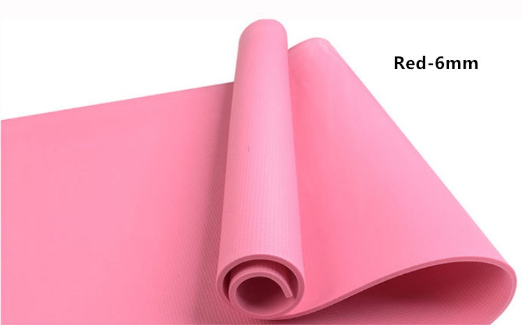 Super Soft EVA Yoga Mat | Non-Slip Fitness Exercise Mat 4mm/6mm | Lightweight, Durable, High-Elastic Cushioning for Home Workouts