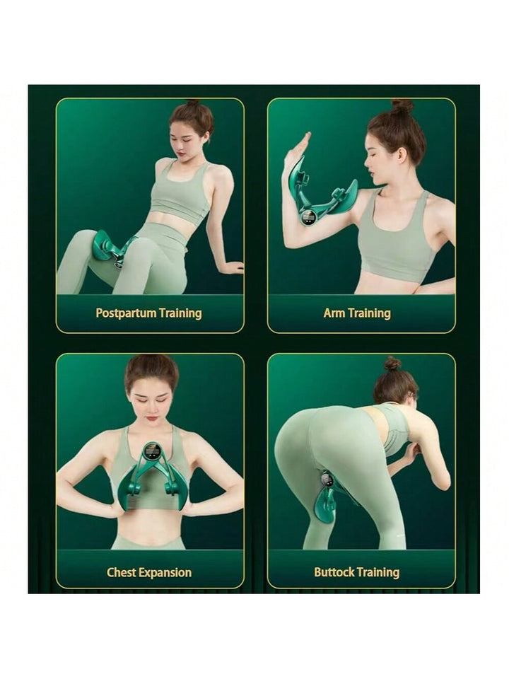 Inner Thigh Exerciser & Kegel Trainer with LED Counter | 3 Resistance Levels | Women’s Home Workout Equipment For The Home