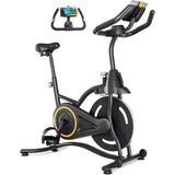 High-Quality Spin Bike for Home Gym | Adjustable Indoor Cycling Bike with Heart Rate Monitor & Display | Fitness Equipment for All Levels