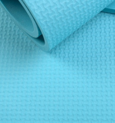 Super Soft EVA Yoga Mat | Non-Slip Fitness Exercise Mat 4mm/6mm | Lightweight, Durable, High-Elastic Cushioning for Home Workouts