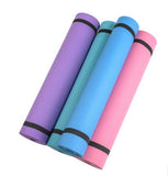 Super Soft EVA Yoga Mat | Non-Slip Fitness Exercise Mat 4mm/6mm | Lightweight, Durable, High-Elastic Cushioning for Home Workouts