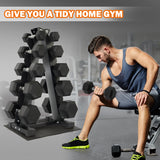 Dumbbell Weight Rack 4-Tier & 5-Tier | Heavy-Duty Steel Dumbbell Stand | Space-Saving Gym Storage (Self Pickup Only)