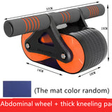 Double Wheel Ab Roller | Automatic Rebound Abdominal Exerciser for Men & Women, Core & Waist Trainer for Home Gym Workouts