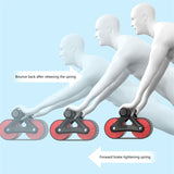 Double Wheel Ab Roller | Automatic Rebound Abdominal Exerciser for Men & Women, Core & Waist Trainer for Home Gym Workouts