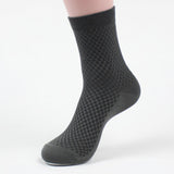Men’s Bamboo Fiber Business Socks | Breathable, Odor-Resistant, Soft Dress Socks for Daily Comfort