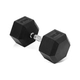 Hex Rubber Coated Dumbbell | Durable Non-Slip Dumbbell for Home Gym Workouts | Safe, Space-Saving Design – Self Pickup Only