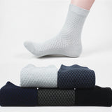 Men’s Bamboo Fiber Business Socks | Breathable, Odor-Resistant, Soft Dress Socks for Daily Comfort