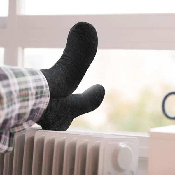 3 Pairs Men Warm Wool Socks | Soft, Cozy Thermal Winter Socks for Cold Weather, One Size Fits US 6–11.5