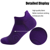 8 Pairs Men’s Athletic Socks | Low Cut, Cushioned, Anti-Slip & Anti-Odor Socks for Running, Fitness, Cycling & Sports