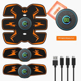 Smart Rechargeable Belly Patch | EMS Abs Stimulator for Weight Loss & Muscle Toning | Portable Fitness Trainer