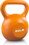 20lbs Kettlebell Set for Women | Vinyl Coated Strength Training Weight | Home Gym Workout & Weight Lifting Equipment