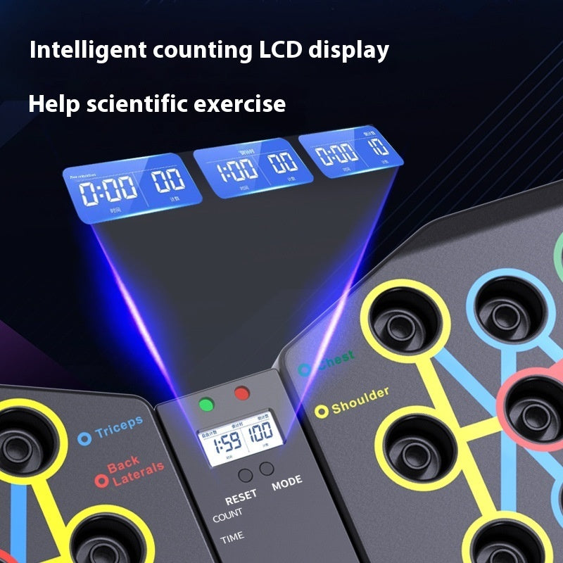 Home Multifunctional Push Up Training Board | Color-Coded Fitness System | Full-Body Strength Training Equipment