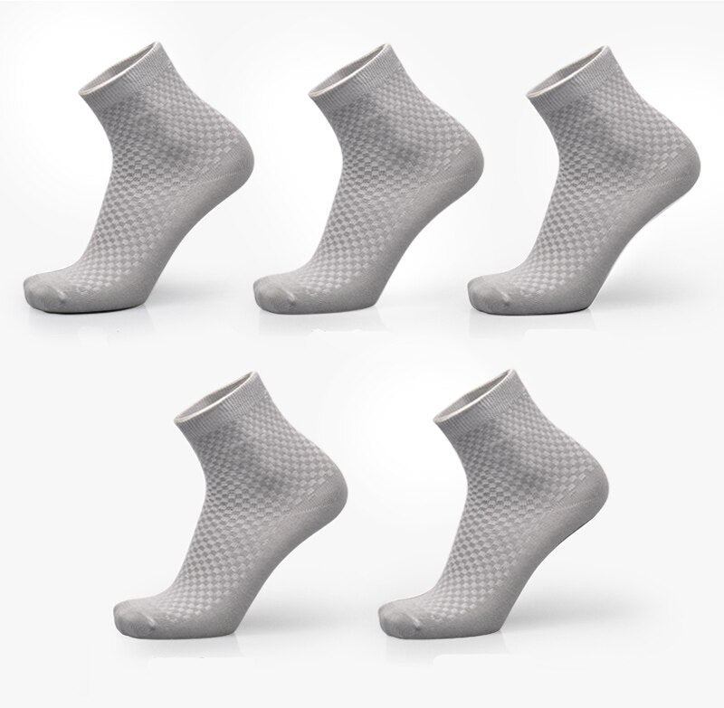 Men’s Bamboo Fiber Business Socks | Breathable, Odor-Resistant, Soft Dress Socks for Daily Comfort