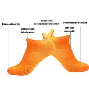 8 Pairs Men’s Athletic Socks | Low Cut, Cushioned, Anti-Slip & Anti-Odor Socks for Running, Fitness, Cycling & Sports