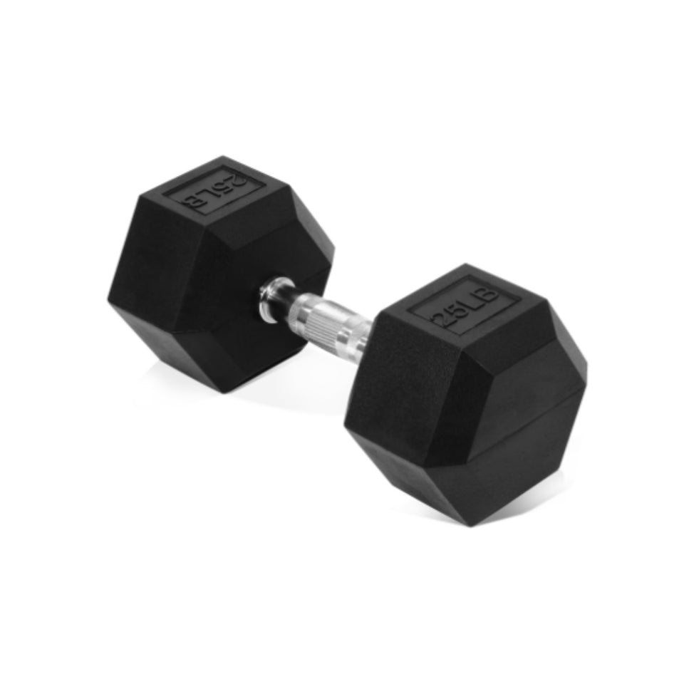 Hex Rubber Coated Dumbbell | Durable Non-Slip Dumbbell for Home Gym Workouts | Safe, Space-Saving Design – Self Pickup Only