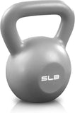 5lbs Kettlebell Set for Women | Vinyl Coated Kettle Bell for Home Gym Strength Training & Weight Lifting | Comfortable Grip