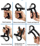 Hand Grip Strength Trainer Gripper | Adjustable Resistance 10-60Kg | Finger, Hand & Forearm Workout Exerciser