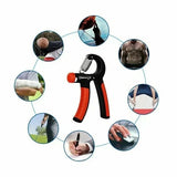 Hand Grip Strength Trainer Gripper | Adjustable Resistance 10-60Kg | Finger, Hand & Forearm Workout Exerciser