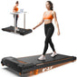 Treadmill with Remote Control | 3-Level Incline, LED Display, Easy-Move Wheels | Quiet 2.5HP Indoor Fitness Running Machine