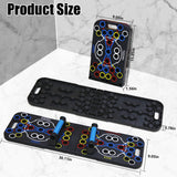 Multifunctional Push Up Board Set | Full Body Home Gym Equipment with Resistance Bands, Pilates Bar & Roller Wheel