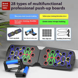 Home Multifunctional Push Up Training Board | Color-Coded Fitness System | Full-Body Strength Training Equipment