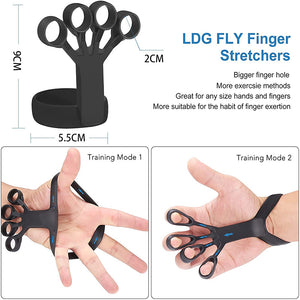 Silicone Finger Exercise Stretcher | Hand Grip Trainer for Arthritis, Pain Relief, Strength & Rehabilitation