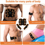 Smart Rechargeable Belly Patch | EMS Abs Stimulator for Weight Loss & Muscle Toning | Portable Fitness Trainer