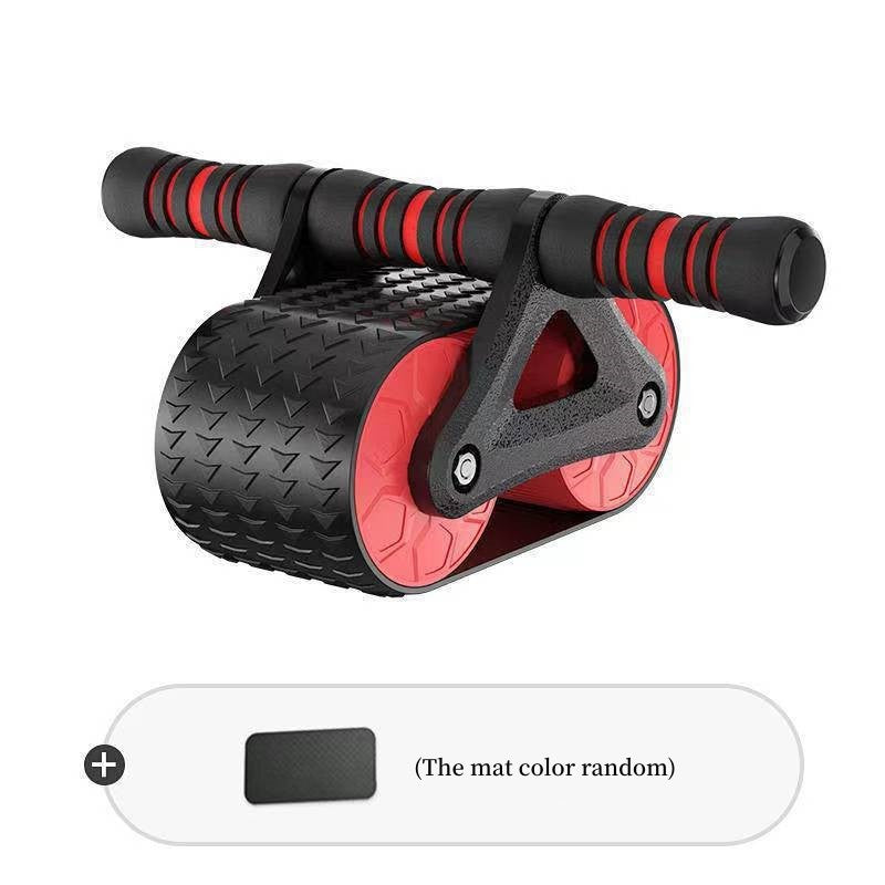 Double Wheel Ab Roller | Automatic Rebound Abdominal Exerciser for Men & Women, Core & Waist Trainer for Home Gym Workouts