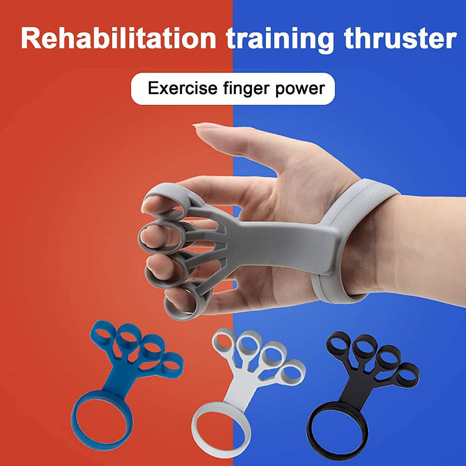 Silicone Finger Exercise Stretcher | Hand Grip Trainer for Arthritis, Pain Relief, Strength & Rehabilitation