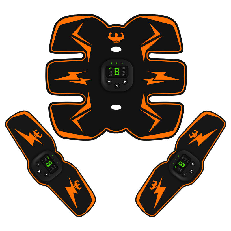 Smart Rechargeable Belly Patch | EMS Abs Stimulator for Weight Loss & Muscle Toning | Portable Fitness Trainer