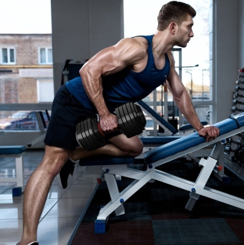 Adjustable Dumbbell Set 55LB | 10-in-1 Free Weights for Men & Women | Fast-Adjust Handle for Full-Body Home Gym Workouts