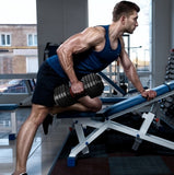 Adjustable Dumbbell Set 55LB | 10-in-1 Free Weights for Men & Women | Fast-Adjust Handle for Full-Body Home Gym Workouts