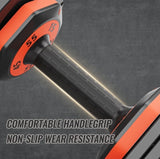Adjustable Dumbbell Set 55LB | 10-in-1 Free Weights for Men & Women | Fast-Adjust Handle for Full-Body Home Gym Workouts