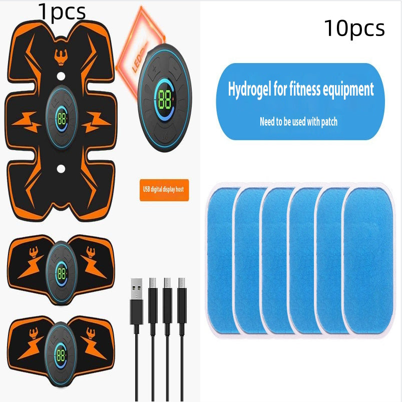 Smart Rechargeable Belly Patch | EMS Abs Stimulator for Weight Loss & Muscle Toning | Portable Fitness Trainer