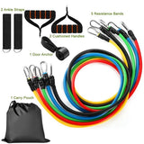 11Pcs Resistance Bands Set | Adjustable Workout Tubes for Home Gym, Full Body Training, Strength & Rehabilitation Fitness Kit