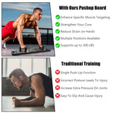 Multifunctional Push Up Board Set | Full Body Home Gym Equipment with Resistance Bands, Pilates Bar & Roller Wheel