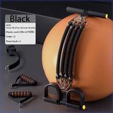 Adjustable Resistance Tension Bands Set with Foot Pedals & Handles | Full Body Home Fitness, Stretch & Core Training